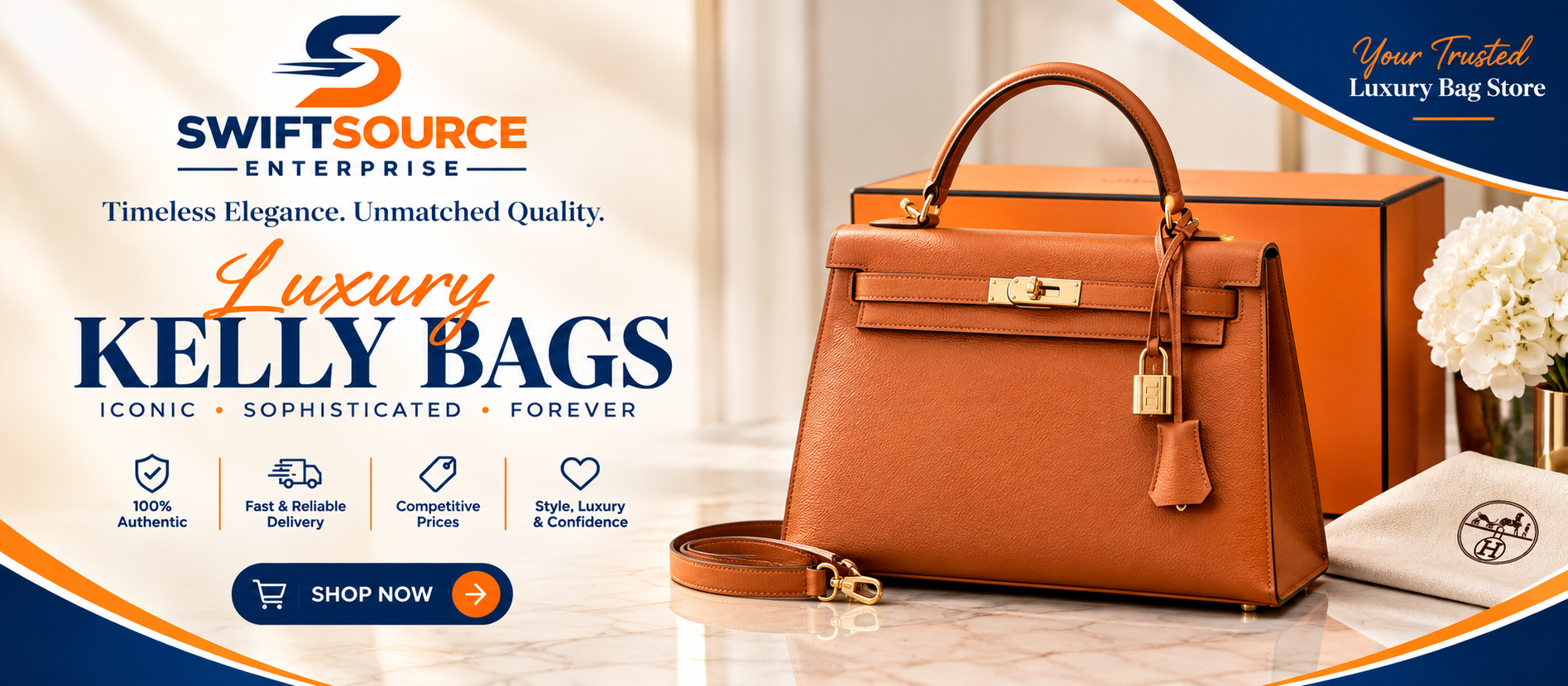Luxury designer handbags from SwiftSource Enterprise, Ghana